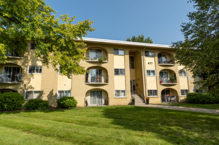 Parkside Place Apartments exterior in Waterloo, Ontario